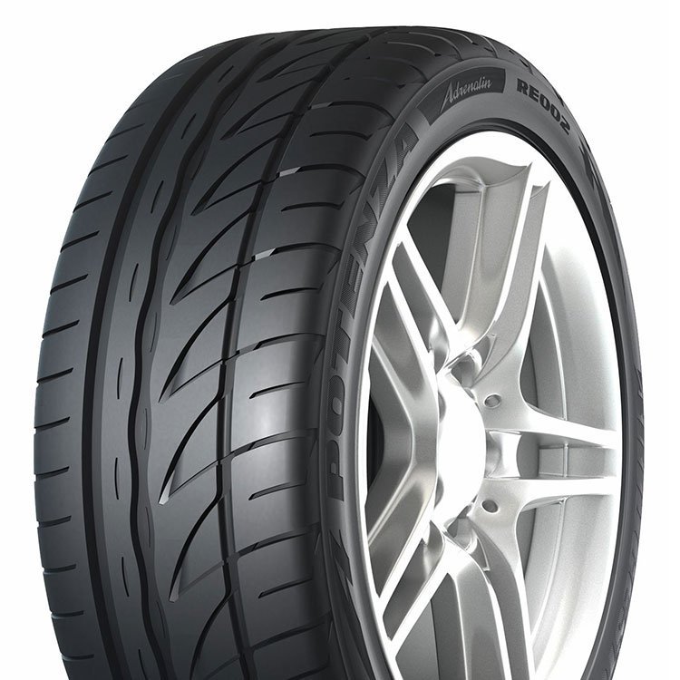 Close-up of a car tyre showing the tread and wheel
